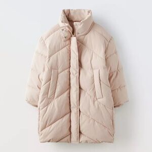 Zara big girl EXTRA LONG PUFFER COAT